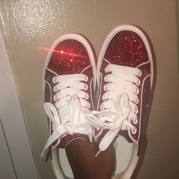 COPY - Sparkling red aldo shoes - Picture 2 of 4